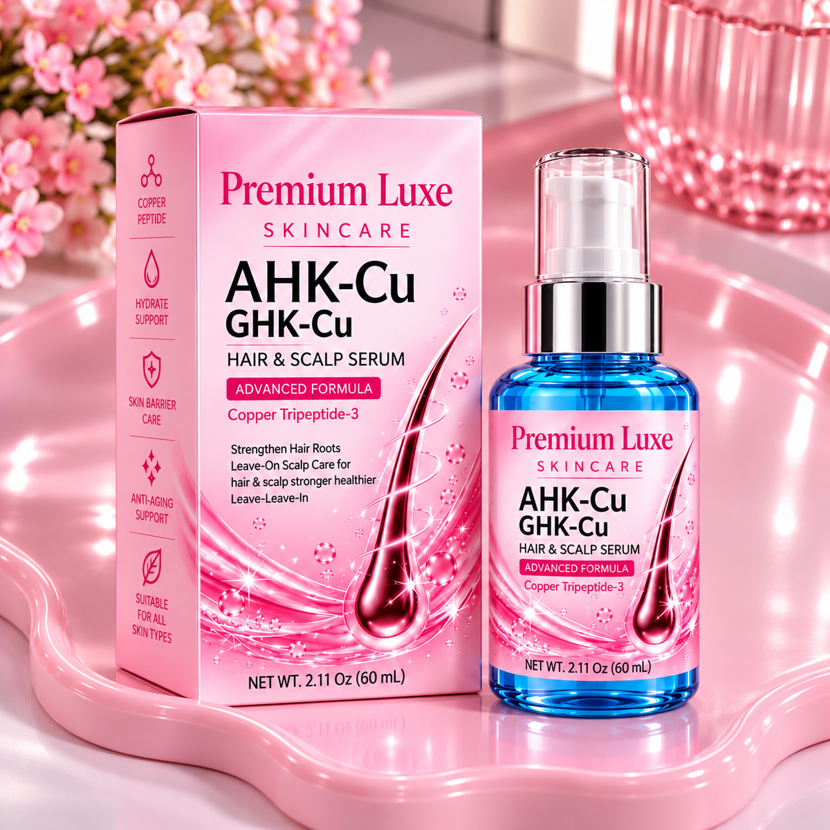 AHK-Cu + GHK-Cu Hair & Scalp Serum